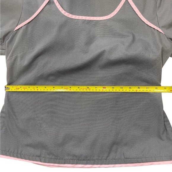 URBANE SCRUBS Short Sleeve Scrub Top Medium (41"42") Grey Nurse Uniforms Medical - Picture 8 of 12